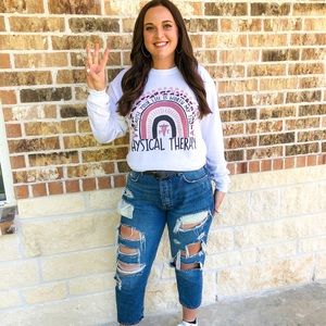 Zara distressed jeans